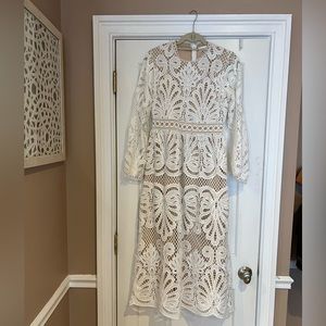 Bohme White Lace Dress